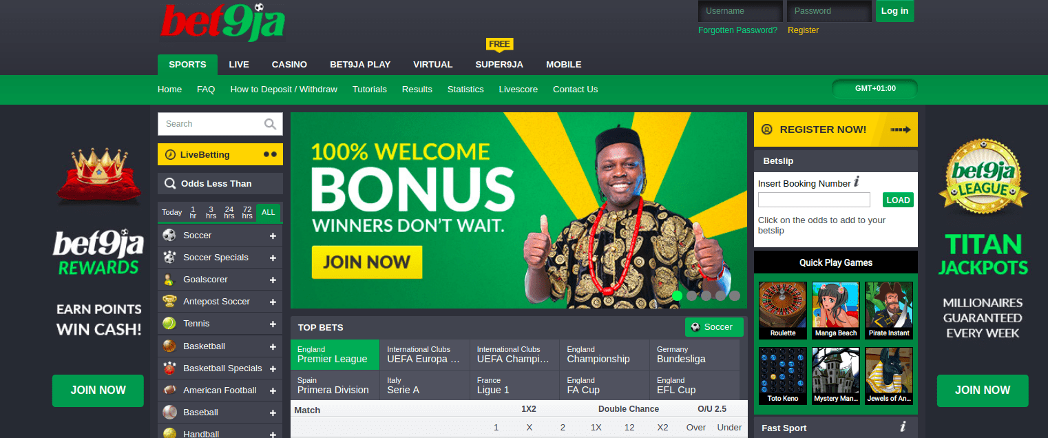 sports betting sites in nigeria today
