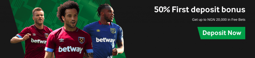 betway deposit bonus