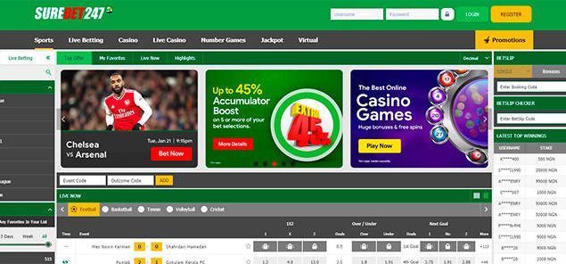 Surebet247 Mobile Sportsbook Review - ₦25,000 BONUS CODE