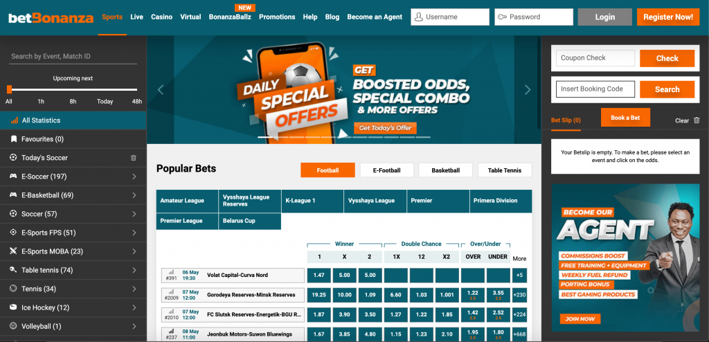 betbonanza homepage