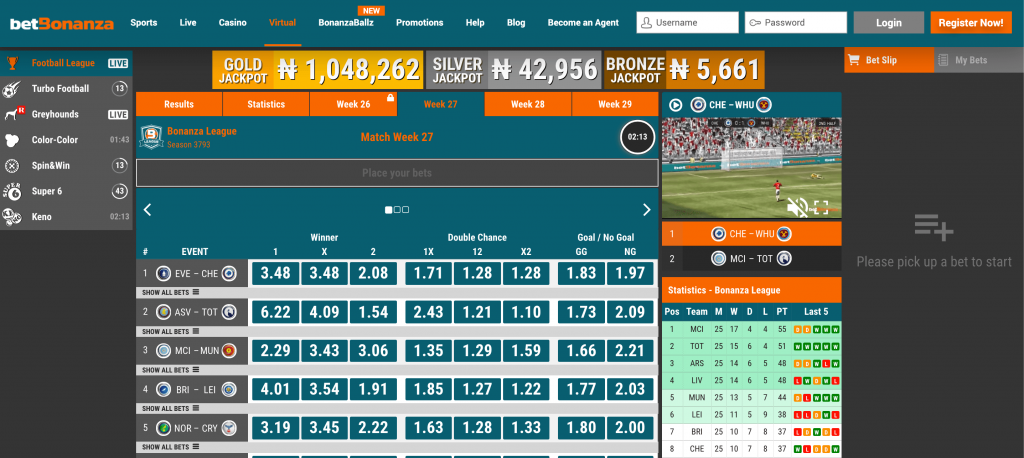 betbonanza virtual